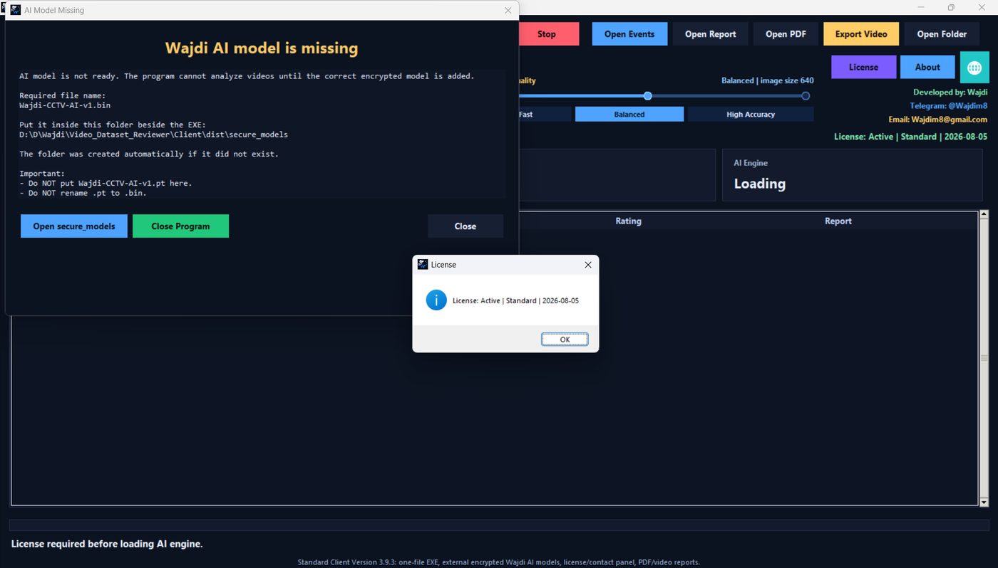 Wajdi CCTV AI screenshot 4